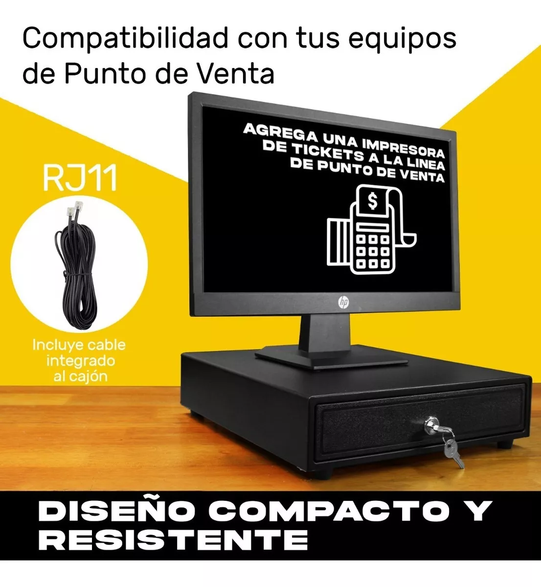 Miniatura 2 de Cajon De Dinero Metalico 4 Billetes